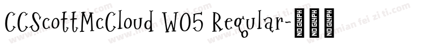 CCScottMcCloud W05 Regular字体转换